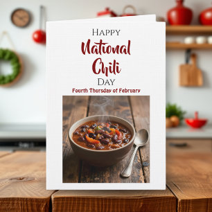 Carte Journée nationale du chili   Quatrième jeudi de fé