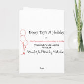 Carte Journée nationale du porc le 1er mars (Dos)