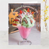 Carte Journée nationale du spumoni (Fleur jaune)