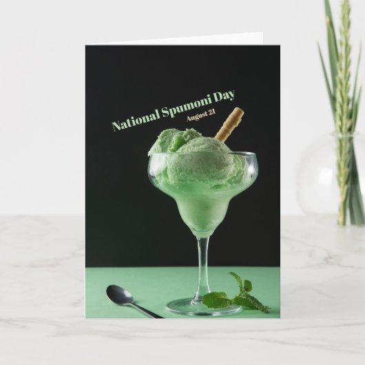 Carte Journée nationale du spumoni (Devant)