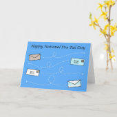 Carte Journée nationale Pen Pal 1er juin (Fleur jaune)