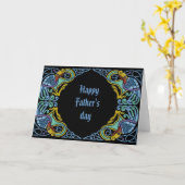 Carte Jours celtiques, Bonne Fête des pères (Fleur jaune)