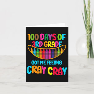 Carte Jours De 3E Année M'A Fait Sentir Cray Cray