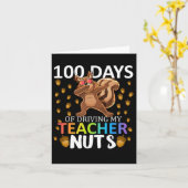 Carte Jours De Conduite Mon Enseignant Nuts 100e Jour De (Fleur jaune)