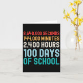 Carte Jours De Mathématiques Scolaires (Fleur jaune)