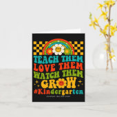 Carte Jours D'Enseignants De La Maternelle Ils Aiment Le (Fleur jaune)