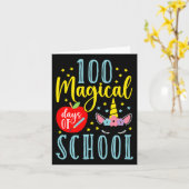 Carte Jours Magiques De L'École Magique Unicorn Lover (Fleur jaune)