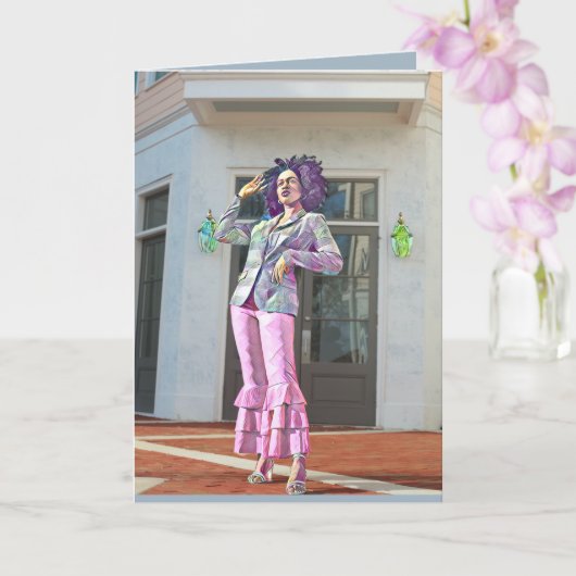 Carte Jovely Day African/African American Blank Greg (Orchidée)