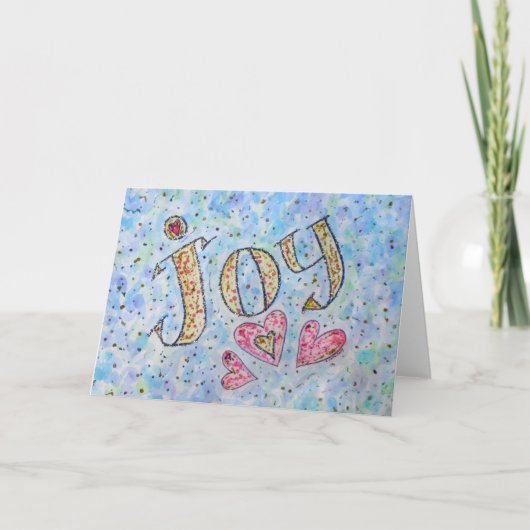 Carte "Joy" (Devant)