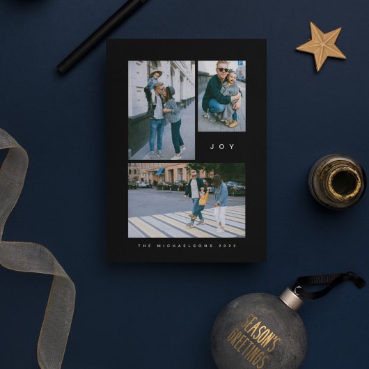 Carte JOY Ajouter votre photo de famille