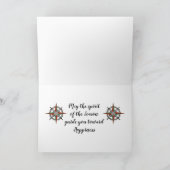 Carte Joy Christmas Compass Rose (Intérieur)