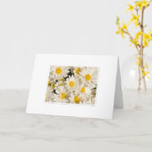 Carte Joy Daisy Salutations (Fleur jaune)