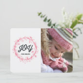 CARTE JOY & DOODLE WREATH (Debout devant)