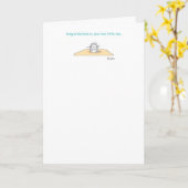 Carte JOY ET WONDER Nouveau bébé (Fleur jaune)