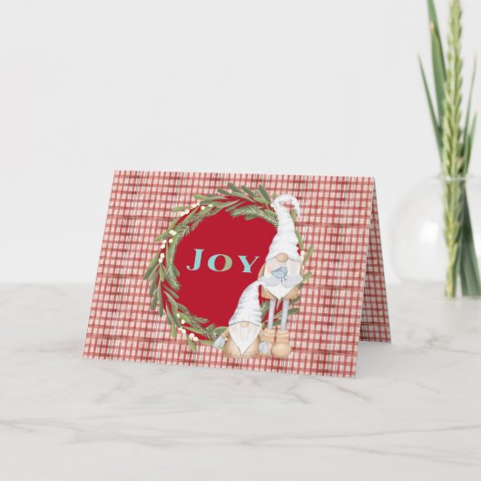 Carte Joy Gnomes Fête Noël (Devant)