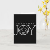 Carte Joy Nativity Christian Religious Christmas (Fleur jaune)