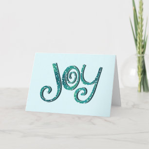 Carte Joy Noël Vacances Souhaiter Famille Amis Salutatio