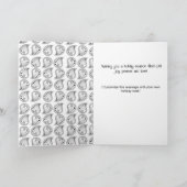 Carte Joy Peace Love - Add Your Photo (Intérieur)