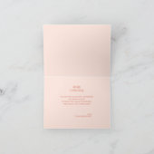 Carte Joy Peace Love | Photo de famille de Noël (Intérieur)