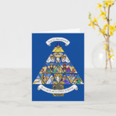 Carte Joy to the World Christmas Greeting Card (Fleur jaune)