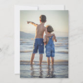 Carte JOY TO THE WORLD CHRISTMAS Photo Collage (Dos)