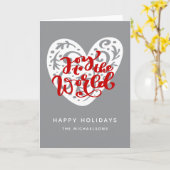 Carte Joy to the world | Holidays (Fleur jaune)