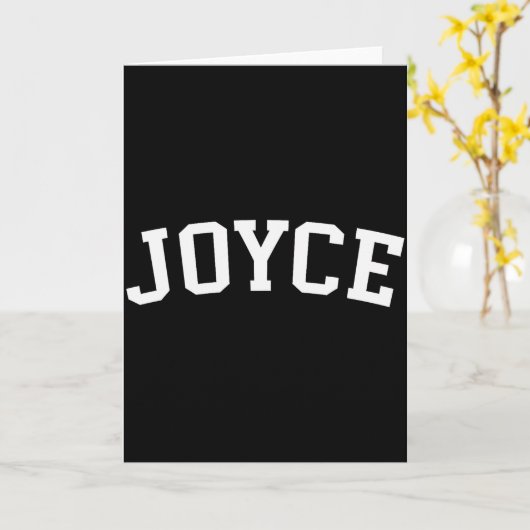Carte Joyce (Fleur jaune)