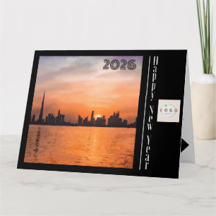 Carte Joyeuse Année Professionnelle - Salutations de Cou