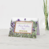 Carte Joyeuse Anniversaire Mimi Lavender Fields (Devant)