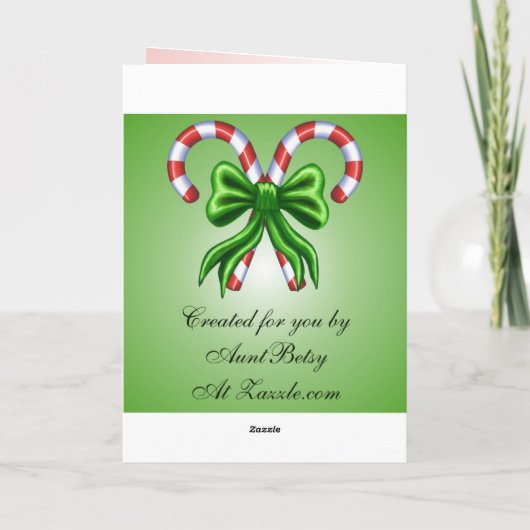 Carte Joyeuse Arbre de Noël (Dos)