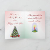 Carte Joyeuse Arbre de Noël (Intérieur)