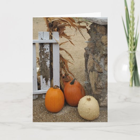 Carte Joyeuse Automne à tous, Automne Bénédictions Citro (Devant)