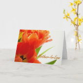 Carte Joyeuse belle-mère en droit (Fleur jaune)