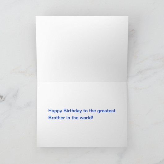 Carte Joyeuse Birthday (Intérieur)