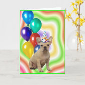 Carte Joyeuse Birthday (Fleur jaune)