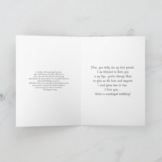 Carte Joyeuse Birthday (Intérieur)