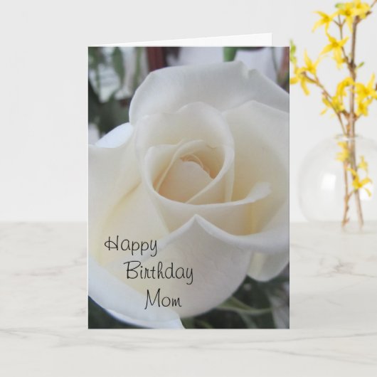 Carte Joyeuse Birthday (Fleur jaune)