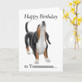 Carte Joyeuse Birthday Singing (Fleur jaune)