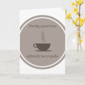 Carte Joyeuse Boss's Day (Fleur jaune)