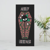 Carte Joyeuse Creepmas Holiday Flat (Debout devant)