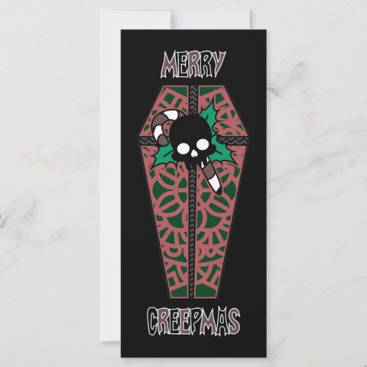Carte Joyeuse Creepmas Holiday Flat (Devant)