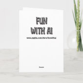 Carte Joyeuse Cutie Pie Anniversaire (Dos)