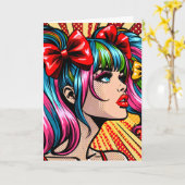 Carte Joyeuse Cutie Pie Anniversaire (Fleur jaune)