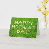 Carte Joyeuse de la fête des mères Imprimables Paw (Fleur jaune)