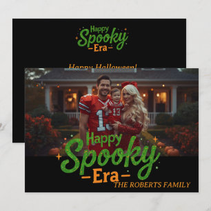 Carte joyeuse de l'ère Spooky, carte de Halloween
