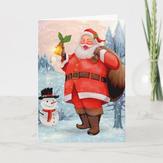 Carte Joyeuse de Noël Ha Ha (Devant)