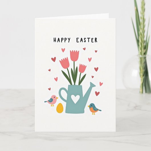Carte Joyeuse de Printemps (Devant)