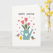 Carte Joyeuse de Printemps (Fleur jaune)