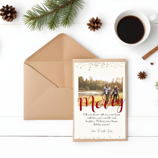 Carte Joyeuse de vacances