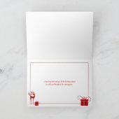 Carte Joyeuse des Fêtes | Faux Chalkboard, Cerf (Intérieur)